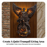 Exquisitely Carved Saint Archangel