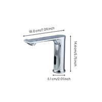 Touchless infrared faucet, temp adjustable
