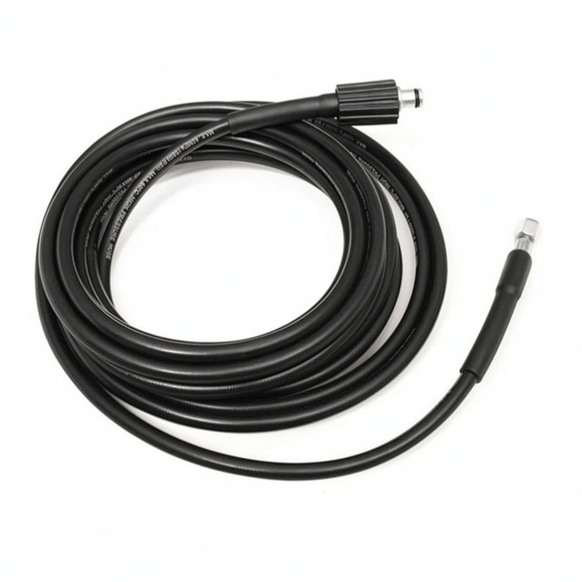Braided Pressure Washer Hose with M22 Fittings Anti-Kink Power Washer Hose with M22 Fittings Flexible Reinforced for Homeowners, Car Detailers, Driveway Cleaning