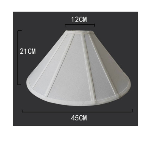 Floor Lamp Shade Wabi Sabi Design White Lampshade Eye-Friendly for Guest House