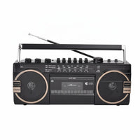 Retro Boombox Recording Function Bluetooth Cassette Player for Outdoor, Students