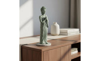 Peaceful Atmosphere Zen Design Buddha Statue Inspiration and Positive Energy Standing Buddha Figurine Easy to Clean Zen Garden Statue for Living Room, Courtyard, Entryway, Office Desk