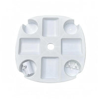 Umbrella Cup Holder Tray Square Beach Umbrella Tray Rounded Corners Outdoor Accessory