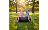 Inflatable Stool Liner Lightweight Round Inflatable Footstool Comfortable Seating  Seat for Travel, Outdoor, Bedroom