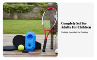 Stable Anti-Slip Base Tennis Practice Device with Ball on String Tangle-Untangled Cord Tennis Self-Practice Device Lightweight And