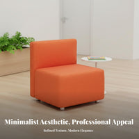 Reconfigurable Sectional Seating System Modern Look and Feel Configurable Section Seating Dense Foam Ergonomic Backing for Lobby