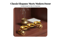 Sturdy Metal Construction Lotus Butter Lamp Holder Antique Design Golden Ghee Lamp Holder Decorative Centerpiece Altar Tealight Stand for Spiritual Individuals, Worshippers, Meditation Practitioners, Altars, Shrines, Temples, Mindfulness Studios