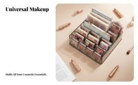 Multi-Compartment Cosmetic organizer Space-Saving Divided Palette Organizer