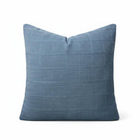 Linen Plaid Pillow Cover Rustic Plaid Pattern Pillow Cover Neutral Tones for Living Room