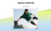 Portable Karaoke Speaker with Microphone, Waterproof, TWS