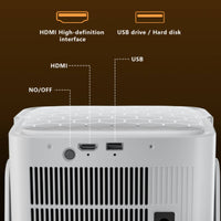 Display Device with Stand 1080p Native Android Display Device Auto Focus 650 Ansi for Movie Lovers, Bedroom, Living Room