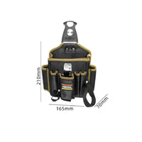 Rotating Car Wrap Tool Pouch Waist-Worn Tool Pouch with Metal Clip Professional Belt Bag Portable