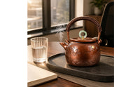 Hand-Hammered Copper Teapot Coatinguncoated Drinkware