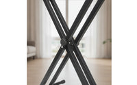 X-Frame Keyboard Stand Adjustable Double-Braced Keyboard Stand Reinforced Lightweight for Keyboardists, Home Practice