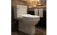 Mechanical Control Instant Heat Toilet Seat Quiet Close Square Toilet Seat Cover Warm Water Cleansing Bathroom Fixture