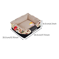 Calming Plush Pet Bed
Removable Cover
Warming Comfort