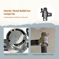 Stove Exhaust Fan, Copper Motor, Heating, Kitchen, Shed