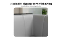 Modern Professional Appearance Long Office Sofa Long-Lasting and Wear-Resistant Commercial Lounge Sofa Easy to Clean Reception Area Booth Seating Tech Material Upholstery for Customers, Patients, Interior Designers, Training Center, Beauty Salon