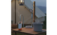 Waterproof Rechargeable Shower Pump Adjustable Speed Electric Portable Shower Digital Display Outdoor Gear Low Noise for Campers, Hikers, Pet Owners, Camping, Travel, Dormitory