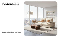 High-Density Foam Cushioning Deep-Seat Luxuriously Soft Sofa Oversized Living Room Furniture Pillow-Like Armrests Couch Breathable for Apartment Dwellers, Families, Homeowners, Lounge Area, Home, Bedroom