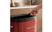 Slim Trash Can with Legs Modern Trash Can with Raised Legs Space-Saving Elevated Waste Bin Sturdy for Bathroom