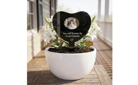 Sympathy Acrylic Memorial Stake Weatherproof Memorial Garden Stake Sturdy Marker Elegant for Grieving Families
