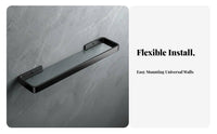 safety glass Shelf Multi-Functional Railed Glass organizer Safety Rails for Adults