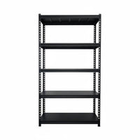 L-Shaped Corner Shelf Space-Saving Multi-Layer Metal Rack Easy Assembly Heavy Duty Warehouse Shelving for Basement, Living Room, Bedroom