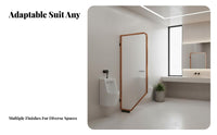 Fluted Glass Urinal Divider Privacy Protection Wall-Mounted Urinal Screen Minimalist Design Toilet Partition long-lasting for Contractors, Business Owners, Architects, Shopping Malls, Schools, Offices, Restaurants