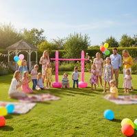 Inflatable   Jump Game Promotes Active Play Portable Backyard Game Water-Fillable Base Adjustable