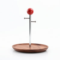 Key Holder with Hooks Decorative Valet Stand Practical for Desk