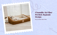 Air Fiber Pet Sofa, Removable Cover