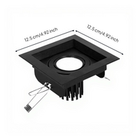 Adjustable double LED downlight