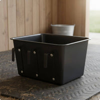 Horse Feed Container Easy to Clean Livestock Feeding Wall Mounted for Barn