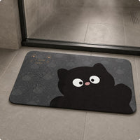 Diatomaceous Earth Bath Mat Soft Surface Diatomite Bath Mat Low-Height
