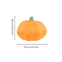 Inflatable Pumpkin Decoration Orange Pumpkin Inflatable Air-Filled for Yard, Lawn, Porch