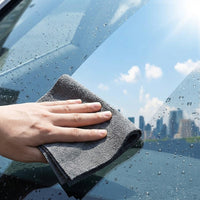 Nanoscale Microfiber Cleaning Cloth and Microfibre Cloth, Magic Cleaning Cloths for Glass and Mirrors, Lint-Resistant Water-Only Use