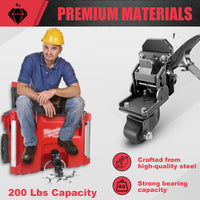 工具箱前轮，适合滚动工具箱的脚轮套件--工具箱配件