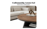 2 Pieces Nesting Coffee Table Set Minimalist Modern Minimalist Look Featured Furniture Easy to Clean Heat Resistant