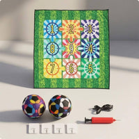 Sticky Soccer Target Mat Numbered Areas Soccer Scoring Mat Corner Loops Practice Board for Children