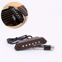 CALLOWAY Acoustic Guitar Pickup, No Drilling Required, with Vibration Enhancement