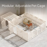 Adjustable Pet Playpen Dog Fence HDPE Indoor Use