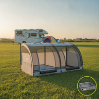 Pets Travel Dog Crates with Waste Tray Breathable Foldable Dog Crates Secure Car Kennel for Camping