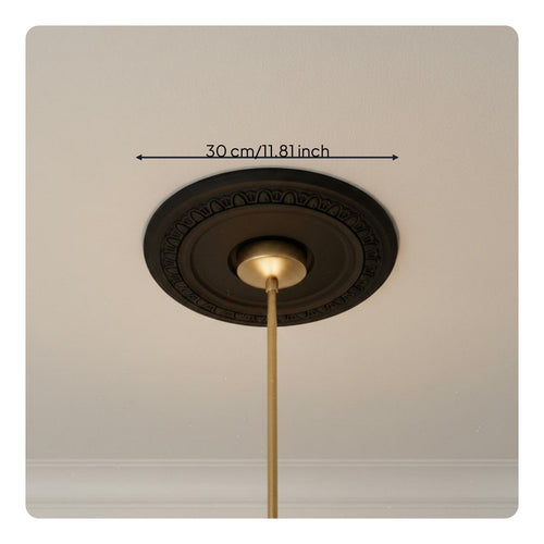 French Design Ceiling Plate Long-Lasting Plaster Look Lamp Medallion