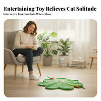 Long-Lasting Rotating Butterfly Cat Toy Padded Electric Cat Teaser