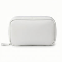 Travel Organizer Pouch with Transparent Pockets Compact Storage Pouch Rigid