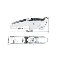 Self-Launching Bow Anchor Roller Rust Proof Stainless Steel Anchor Roller Saltwater Durability
