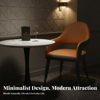 Upholstered Side Chair Light Luxury Household Furniture Modern Design Ergonomic Backrest for home dwellers, Restaurant Owners