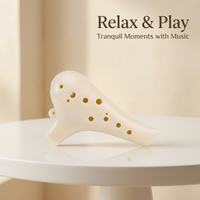 12 Hole Alto, Beginner Ocarina Alto C with Music Score, Ocarina Alto C Gift for Music Lovers, Scratc - Image 4