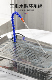 Jade Carving Water Circulation Cooling System with Pump and Water Tray